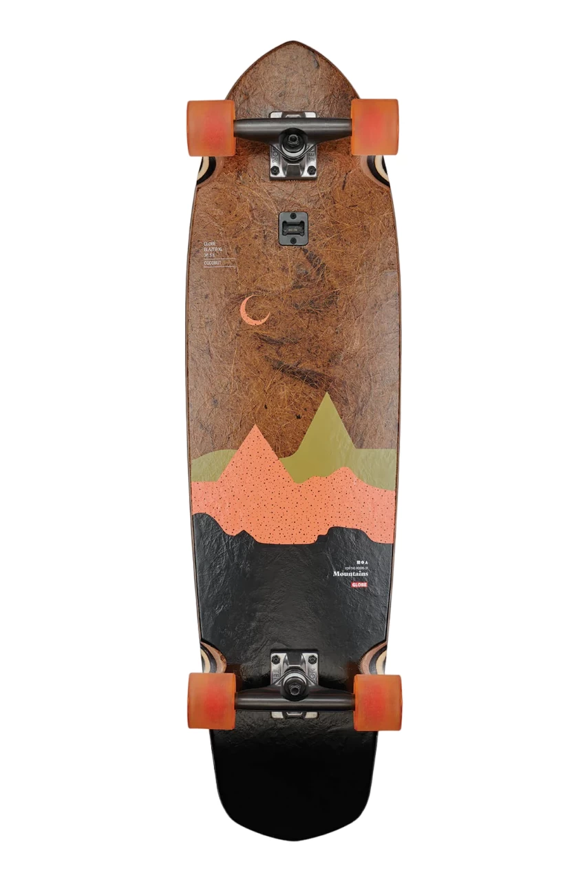 Globe Big Blazer XL Cruiser Skateboard Coconut/Mountains - 36" 3 Globe Big Blazer XL Cruiser Skateboard Coconut/Mountains - 36"