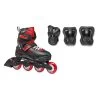 Rollerblade Fury Combo Adjustable Kids Skates - Black/Red -Sports Scooter Shop 1320 1320 resize 07373600741 FURY COMBO 01