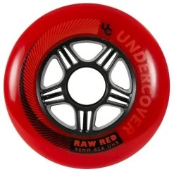 Undercover Raw Red Wheels Bullet Radius 90mm 85a - Set Of 4