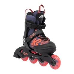 K2 Marlee Girls Adjustable Size Skates - Purple/Coral