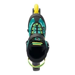 K2 Marlee Pro Adjustable Size Skates - Green/Yellow -Sports Scooter Shop K2MarleeProAdjustableSizeSkatesGreenYellowtop