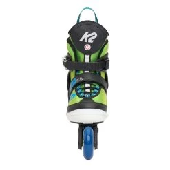 K2 Raider Beam Adjustable Size Skates - Green/Blue -Sports Scooter Shop K2RaiderBeamAdjustableSizeSkatesGreenBluefront
