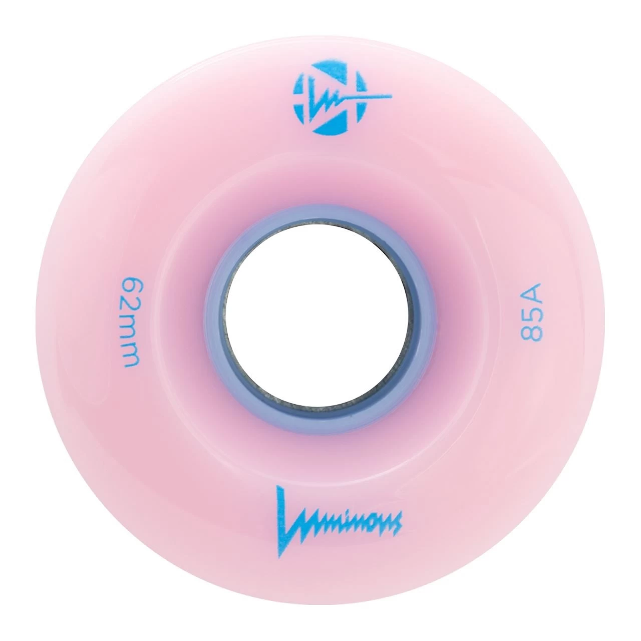 Luminous Light Up Quad Wheels Pink/Light Blue 62mm 85a - 4 Pack 3 Luminous Light Up Quad Wheels Pink/Light Blue 62mm 85a - 4 Pack