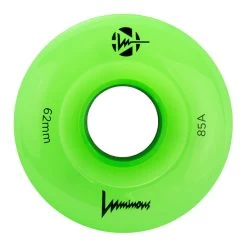 Luminous Sixies Light Up Quad Wheels Apple Glow 62mm 85a - 4 Pack
