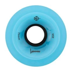 Luminous Light Up Wheels Blue Glow 70mm - Set Of 4
