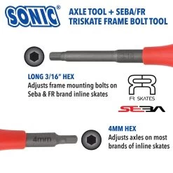 Sonic Pro Tool +F 9 Sonic Pro Tool +F -Sports Scooter Shop Pro F Axle