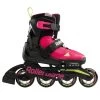 Rollerblade Microblade Adjustable Kids Skates - Pink/Green -Sports Scooter Shop RollerbladeMicrobladeAdjustableKidsSkatesPinkGreen