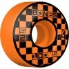 Bones 100's Block Party V4 Wide Skateboard Wheels Orange - 52mm 1 Bones 100's Block Party V4 Wide Skateboard Wheels Orange - 52mm -Sports Scooter Shop WSBABLP52000O4