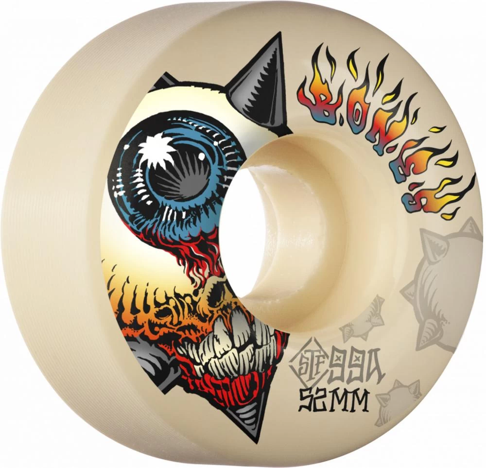 Bones STF Iron Sun V1 Skateboard Wheels - 52mm 99a 3 Bones STF Iron Sun V1 Skateboard Wheels - 52mm 99a
