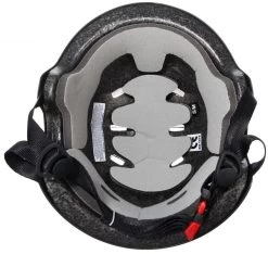 Bullet X Santa Cruz Screaming Hand Helmet - Matt Black -Sports Scooter Shop bullet helmet inside