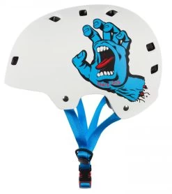 Bullet X Santa Cruz Screaming Hand Helmet - Matt White