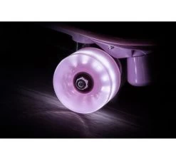 Chaya Neons LED Light Up Roller Skate Wheels Pink 65mm 78a - 4 Pack -Sports Scooter Shop chaya neons led light up roller skate wheels pink 65mm 78a glow 1