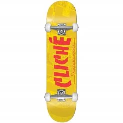 Cliche Banco Yellow Skateboard - 7.5"