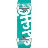 Cliche Handwritten Teal/White Skateboard - 7.375" -Sports Scooter Shop cliche handwritten teal white skateboard