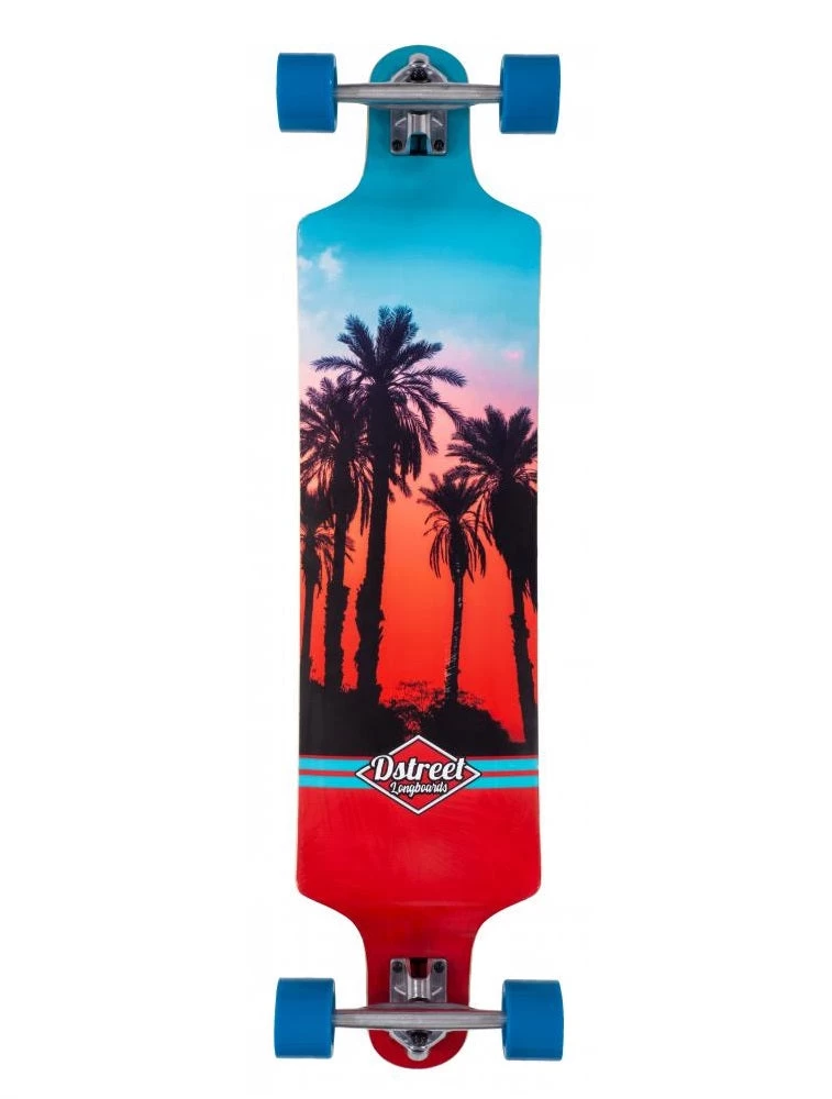 D Street Drop Down Hawaiian Longboard - 38" 3 D Street Drop Down Hawaiian Longboard - 38"