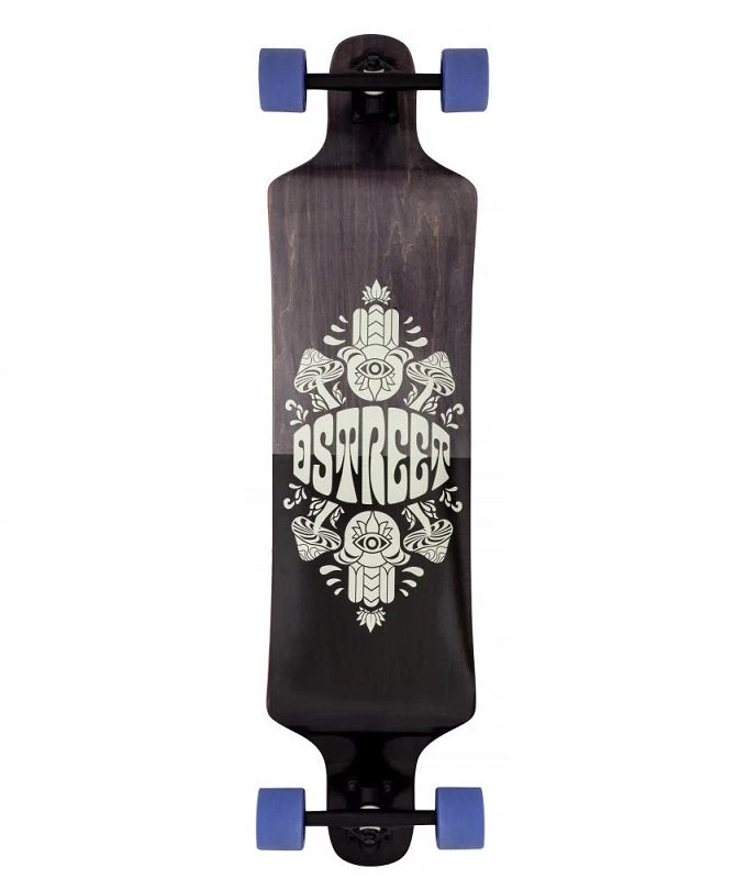 D Street Tripout Drop Down Longboard - 40" 3 D Street Tripout Drop Down Longboard - 40"