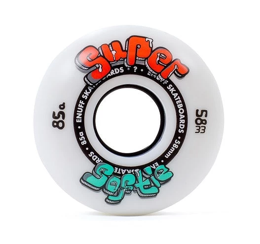 Enuff Super Softie Skateboard Wheels - 58mm 85a 3 Enuff Super Softie Skateboard Wheels - 58mm 85a