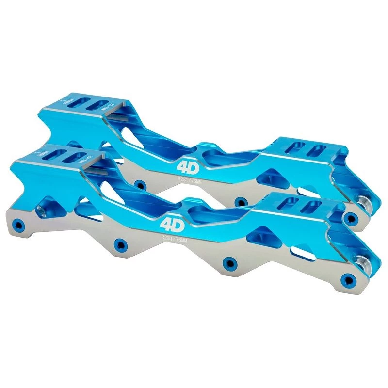 FR Skates Blue 4D Rockered Frames - 231mm 3 FR Skates Blue 4D Rockered Frames - 231mm