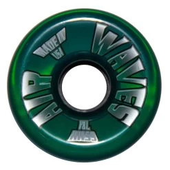 Air Waves Clear Green Wheels 65mm - Set Of 4