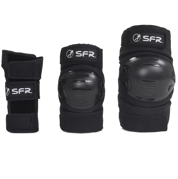 SFR Youth Ramp Triple Pad Set - Black 3 SFR Youth Ramp Triple Pad Set - Black