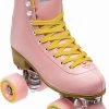 Impala Quad Roller Skates - Pink/Yellow