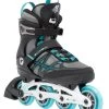 K2 Alexis 80 Alu Womens Inline Skates - Grey/Cyan -Sports Scooter Shop k2 alexis 80 alu womens inline skates grey cyan