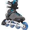 K2 Alexis 84 Pro Womens Inline Skates - Grey/Blue -Sports Scooter Shop k2 alexis 84 pro womens inline skates grey blue