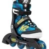 K2 Raider Beam Adjustable Size Skates - Blue 2 K2 Raider Beam Adjustable Size Skates - Blue -Sports Scooter Shop k2 raider beam adjustable size skates