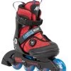 K2 Raider Boa Adjustable Size Skates - Red/Blue -Sports Scooter Shop k2 raider boa adjustable size skates red blue