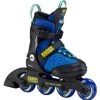 K2 Raider Pro Adjustable Size Skates - Blue/Yellow