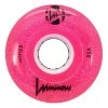 Luminous Light Up Quad Wheels Pink Glitter 62mm - 4 Pack -Sports Scooter Shop luminous light up quad wheel pink glitter 62mm 1