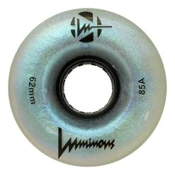 Luminous Light Up Quad Wheels Black Pearl 62mm - 4 Pack