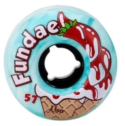 Moxi Fundae Creme De Menthe Wheels 57mm 92a - Set Of 4