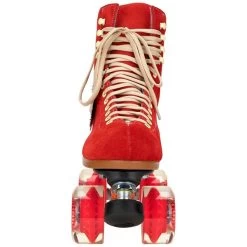 Moxi Lolly Poppy Red Roller Skates -Sports Scooter Shop moxi lolly poppy red roller skates front