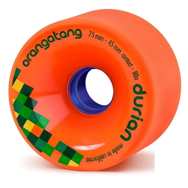 Orangatang Durian Longboard Wheels - Orange 75mm 80a 3 Orangatang Durian Longboard Wheels - Orange 75mm 80a