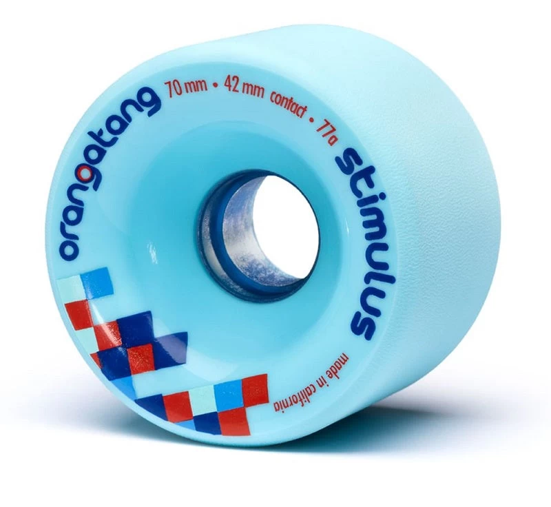 Orangatang Stimulus Longboard Wheels - Blue 70mm 77a 3 Orangatang Stimulus Longboard Wheels - Blue 70mm 77a