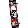 Powell Peralta Ripper One Off Silver/Red Skateboard - 7.0" -Sports Scooter Shop powell peralta ripper one off silver red skateboard