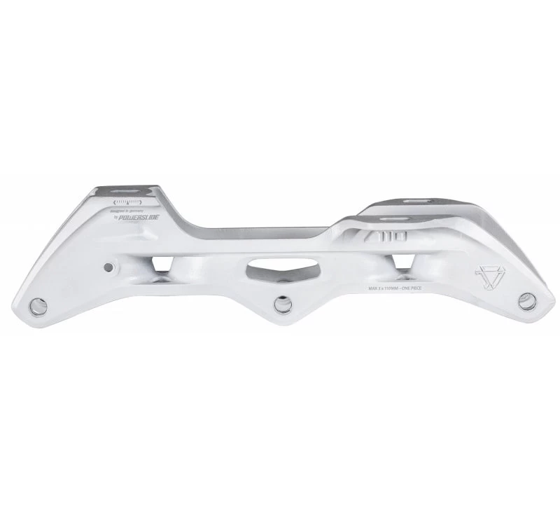 Powerslide Elite Casted AL Frames 243mm 3 X110 - White 3 Powerslide Elite Casted AL Frames 243mm 3 X110 - White