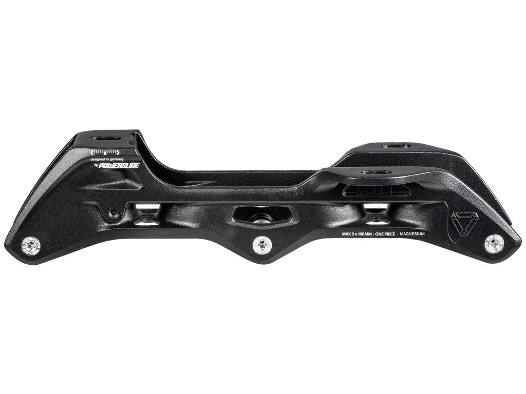 Powerslide Elite Casted MG Frames 231mm 3 X100 - Black 3 Powerslide Elite Casted MG Frames 231mm 3 X100 - Black