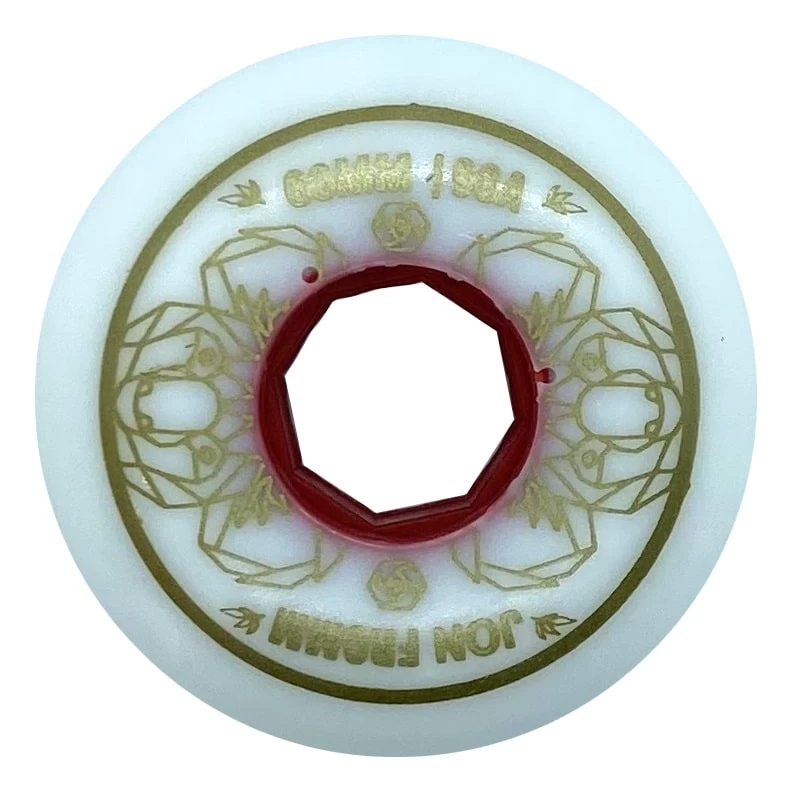 Red Eye Jon Froom White Wheels 60mm 90a - Set Of 4 3 Red Eye Jon Froom White Wheels 60mm 90a - Set Of 4