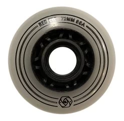 Red Eye Team Grey Wheels 72mm 88a - Set Of 4