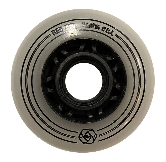Red Eye Team Grey Wheels 72mm 88a - Set Of 4 3 Red Eye Team Grey Wheels 72mm 88a - Set Of 4