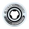 Ricta Speedrings Wide Skateboard Wheels White/Silver- 53mm 99a -Sports Scooter Shop ricta speedrings wide skateboard wheels white silver 53mm 99a