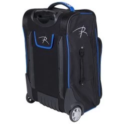 Riedell Travel And Gear Roller Bag - Black/Blue -Sports Scooter Shop riedell travel and gear roller bag black blue back