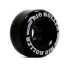 Rio Roller Coaster Black Roller Skate Wheels 62mm - Set Of 4