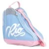 Rio Roller Script Skate Bag - Blue/Pink 2 Rio Roller Script Skate Bag - Blue/Pink -Sports Scooter Shop rio roller script bag in blue and pink 1