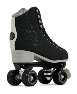 Rio Roller Signature Quad Roller Skates - Black -Sports Scooter Shop rio roller signature quad roller skates black side