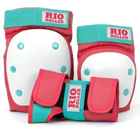 Rio Roller Triple Pad Set - Red/Mint 3 Rio Roller Triple Pad Set - Red/Mint