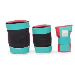 Rio Roller Triple Pad Set - Red/Mint 7 Rio Roller Triple Pad Set - Red/Mint -Sports Scooter Shop rio roller triple pad set red mint rear