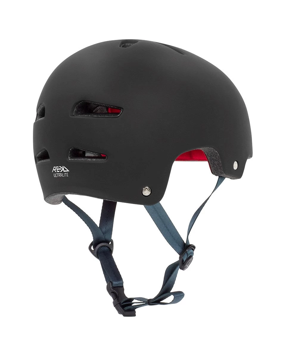 Rekd Junior Ultralite In-Mold Helmet - Black 4 Rekd Junior Ultralite In-Mold Helmet - Black - Image 2
